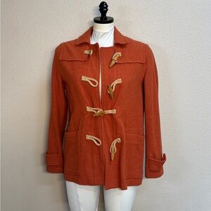 Vintage Ralph Lauren Women's Orange Utility Jacket